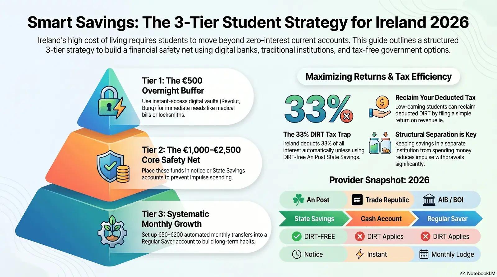 Best Savings and Notice Accounts in Ireland for International Students 2026