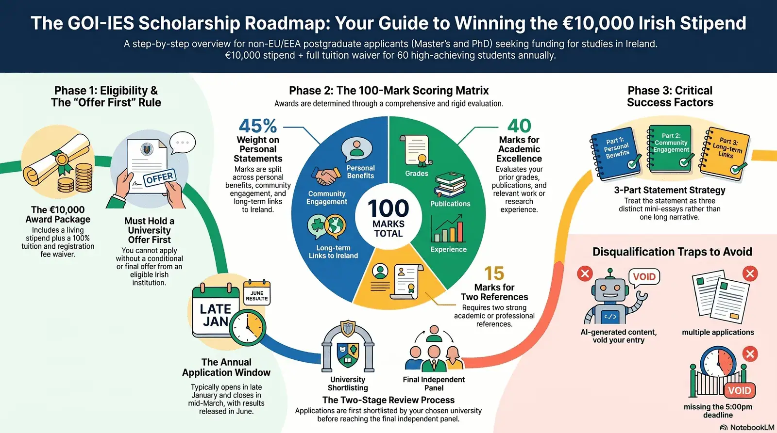 GOI-IES Government of Ireland International Education Scholarship roadmap guide
