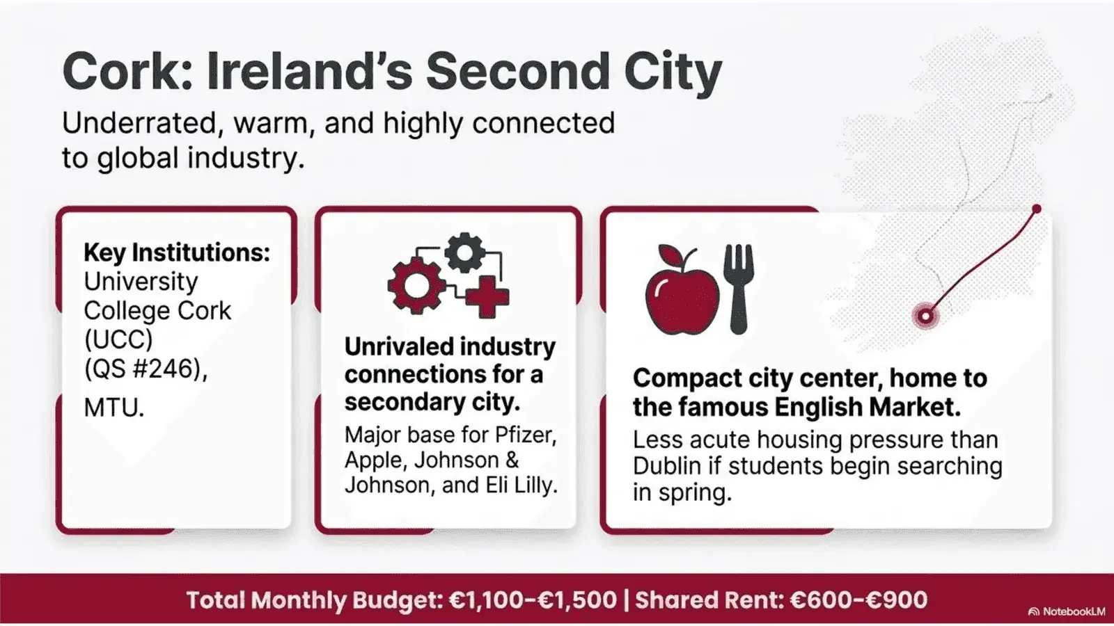 Ireland Strategic Student Wayfinder - slide 8 Cork student life