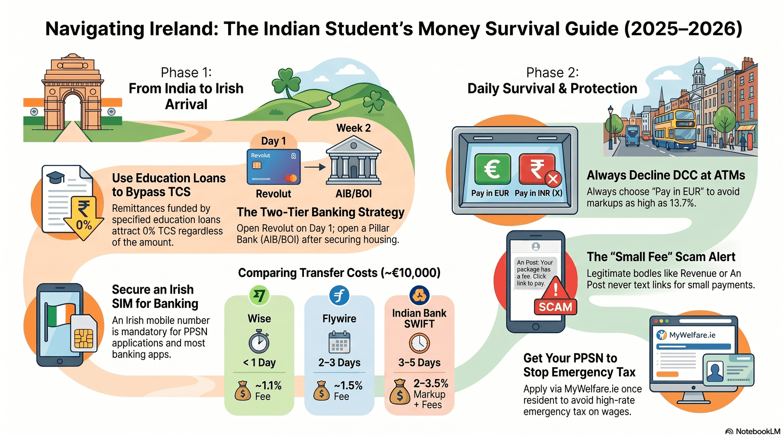 The Indian Student's Money Survival Guide to Ireland 2025–2026