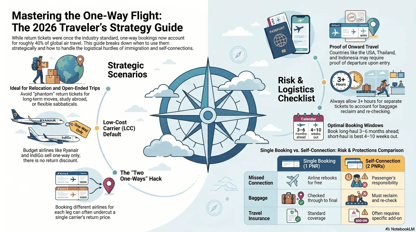 Mastering One-Way Flight Booking Strategies