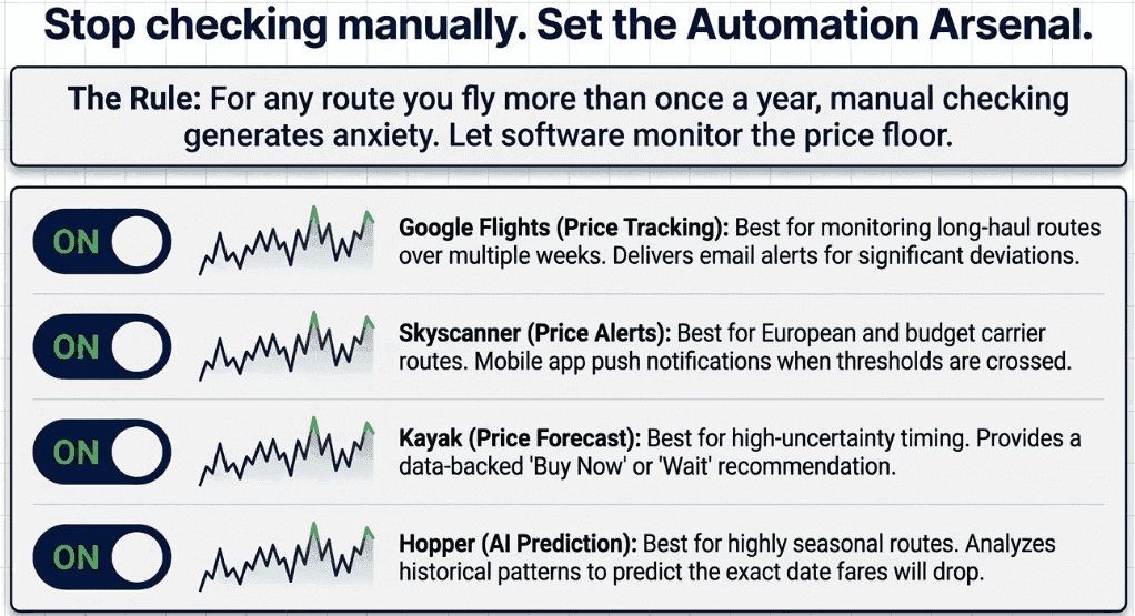 Using automation to find the best fares
