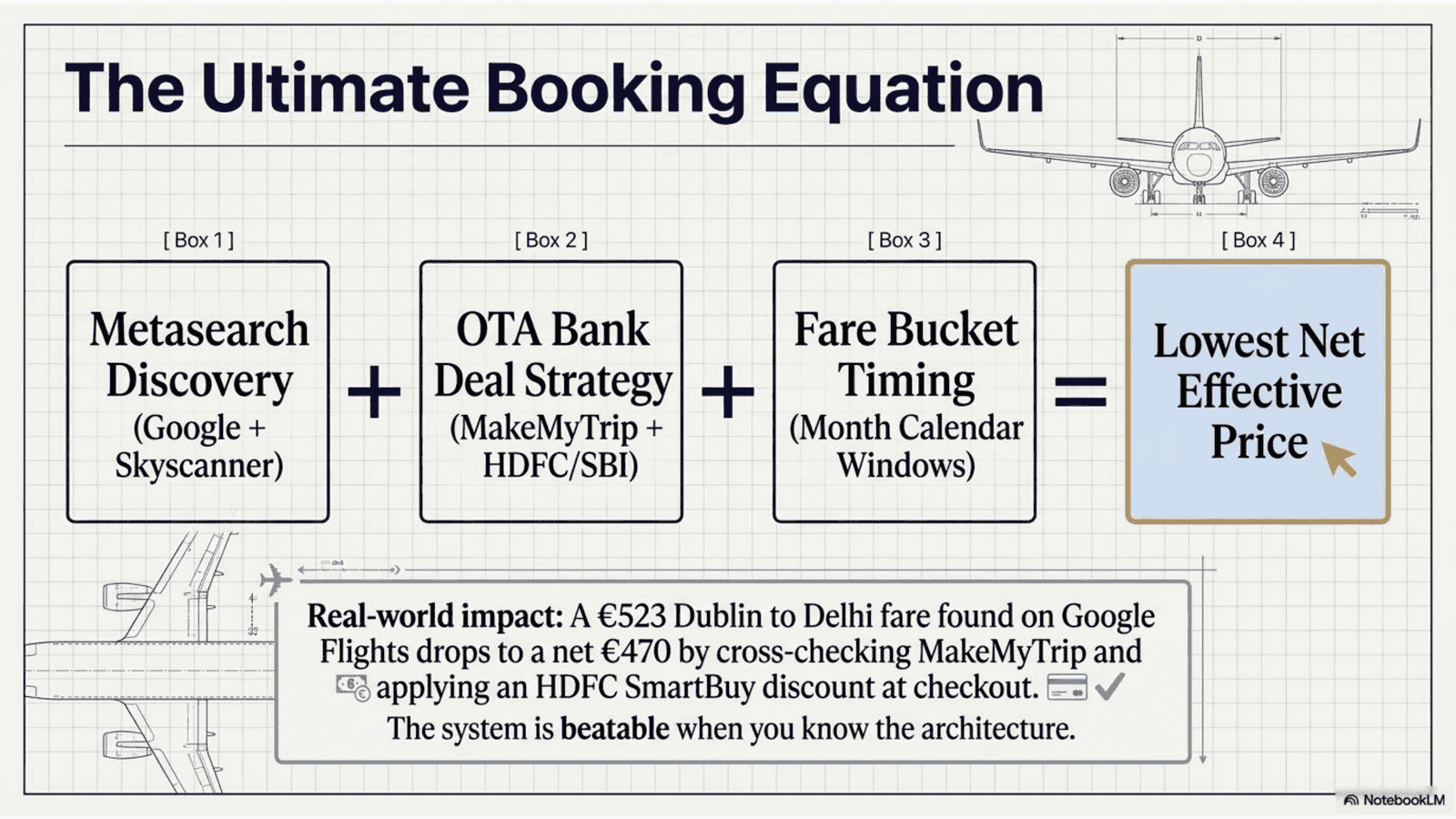 The ultimate flight booking strategy: use fare comparison engines for cash fare research, then decide whether to book with cash or redeem miles based on the value comparison