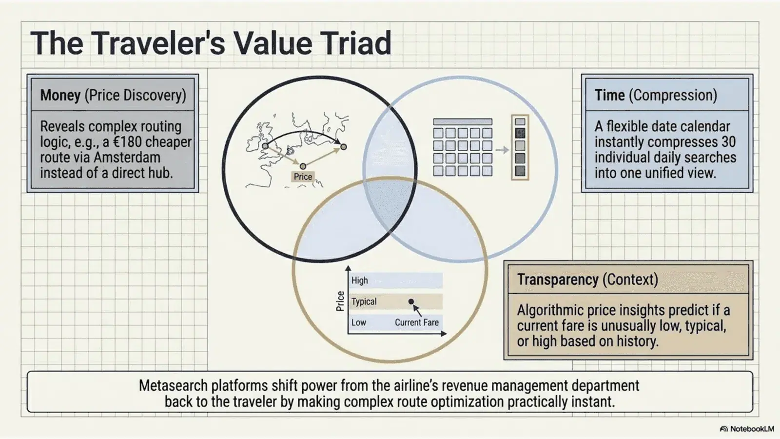 Travelers value triad: Money vs Time vs Transparency — how fare comparison engines deliver all three