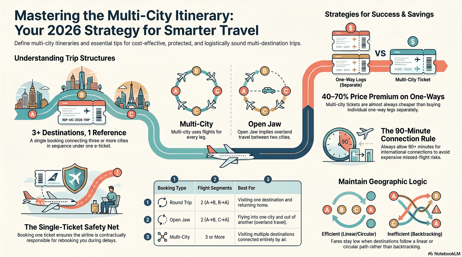 What is a Multi-City Itinerary complete 2026 guide