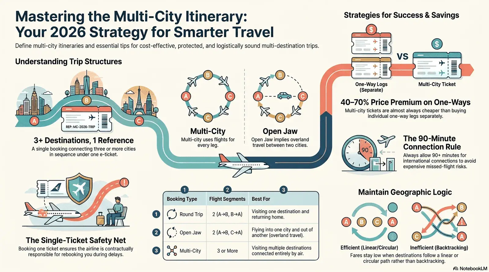 What is a Multi-City Itinerary complete 2026 guide